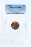 1969-D PCGS MS66RD Lincoln Memorial Cent Business Strike 1C