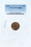 1899-P PCGS MS63RB Indian Cent Business Strike 1C