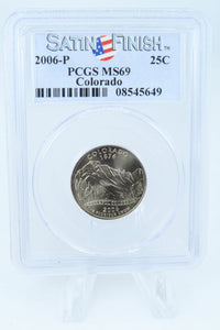 2006-P PCGS SP69 Colorado Satin Finish State Quarter 25C