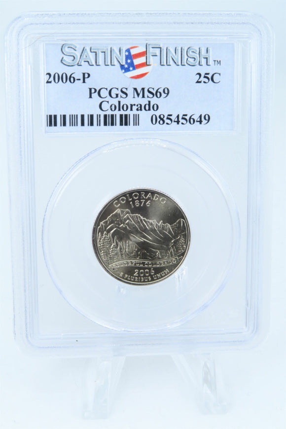 2006-P PCGS SP69 Colorado Satin Finish State Quarter 25C