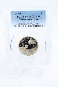 2019-S PCGS PR70DCAM Native American Dollar Proof