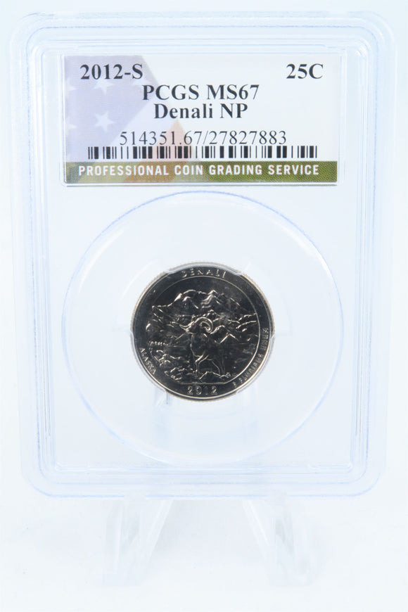 2012-S PCGS MS67 Denali NP Quarter Business Strike 25C