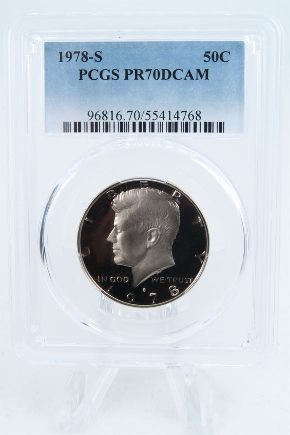 1978-S PCGS PR70DCAM Kennedy Half Dollar Proof 50C