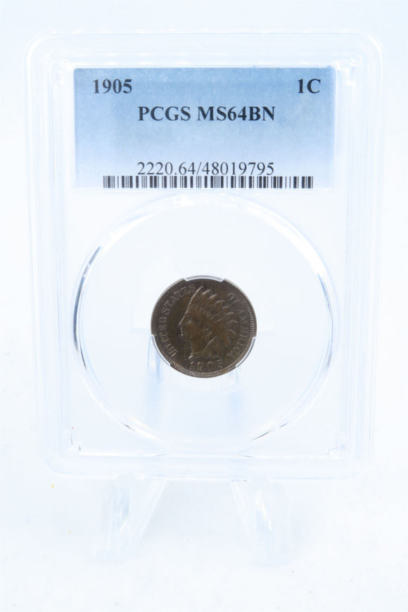 1905-P PCGS MS64BN Indian Cent Business Strike 1C