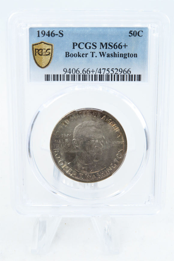 1946-S PCGS MS66+ Booker T. Washington Classic Commemorative Half Dollar 50C