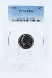 1959-P PCGS PR68 Jefferson Nickel Proof 5C