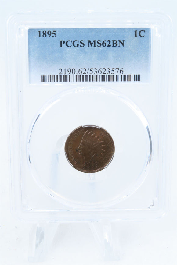 1895-P PCGS MS62BN Indian Cent Business Strike 1C