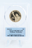 2013-S PCGS PR70DCAM William McKinley Presidential Dollar Proof