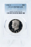 1980-S PCGS PR70DCAM Kennedy Half Dollar Proof 50C