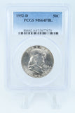 1952-D PCGS MS64FBL Franklin Half Dollar Full Bell Lines 50C