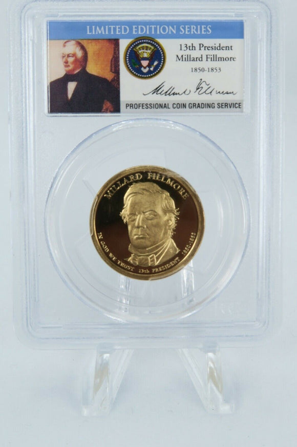 2010-S PCGS PR69DCAM Millard Fillmore Presidential Dollar Proof