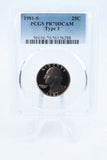 1981-S PCGS PR70DCAM Type 1 Washington Quarter Proof 25C