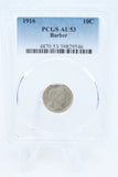 1916-P PCGS AU53 Barber Dime Business Strike 10C