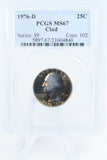 1976-D PCGS MS67 Clad Washington Quarter Business Strike 25C