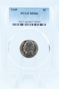 1949-P PCGS MS66 Jefferson Nickel Business Strike 5C