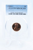 1988-S PCGS PR70DCAM Lincoln Memorial Cent Proof 1C