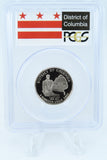 2009-S PCGS PR70DCAM District Of Columbia Quarter Proof 25C