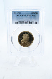 2007-S PCGS PR70DCAM Sacagawea Dollar Proof