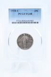 1918-S PCGS VG08 Standling Liberty Quarter Business Strike 25C