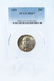 1953-P PCGS MS67 Washington Quarter Business Strike 25C