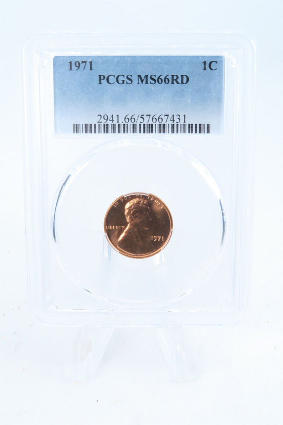 1971-P PCGS MS66RD Lincoln Memorial Cent Business Strike 1C