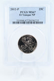 2012-P PCGS MS67 El Yunque NP Quarter Business Strike 25C