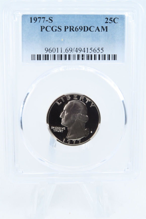 1977-S PCGS PR69DCAM Washington Quarter Proof 25C