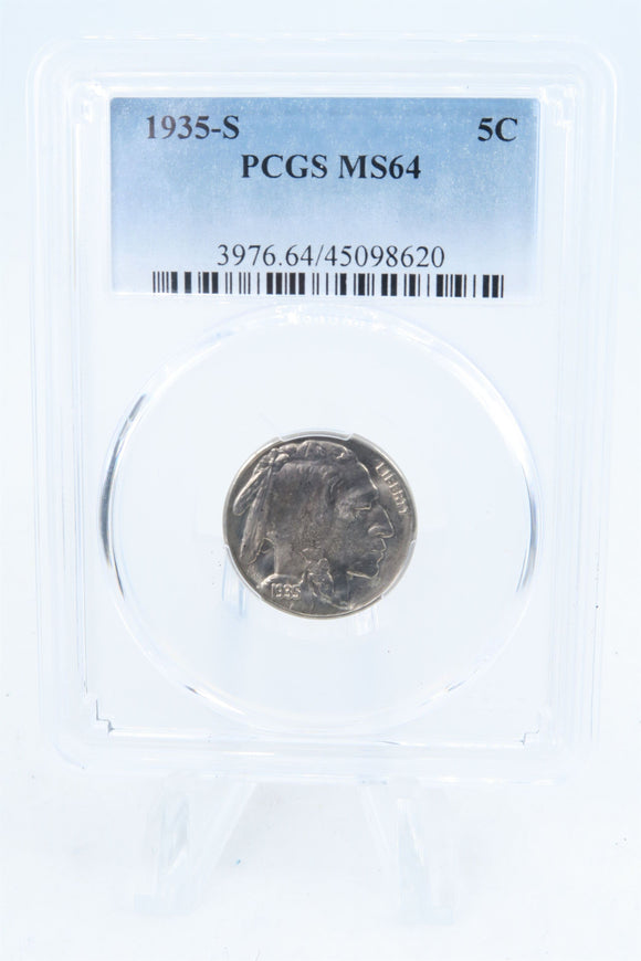 1935-S PCGS MS64 Buffalo Nickel Business Strike 5C