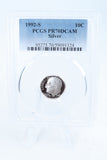 1992-S PCGS PR70DCAM Silver Roosevelt Dime Proof 10C
