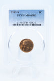 1949-S PCGS MS66RD Lincoln Wheat Cent Business Strike 1C