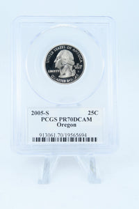 2005-S PCGS PR70DCAM Oregon State Quarter Proof 25C