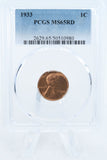 1933-P PCGS MS65RD Lincoln Wheat Cent Business Strike 1C