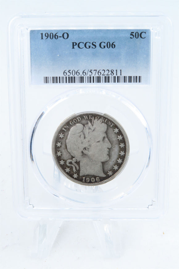 1906-O PCGS G06 Barber Half Dollar Business Strike 50C