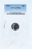 1955-P PCGS PR68 Roosevelt Dime Proof 10C