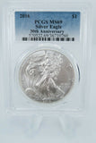 2016 PCGS MS69 American Silver Eagle Bullion Dollar Business Strike 1 oz