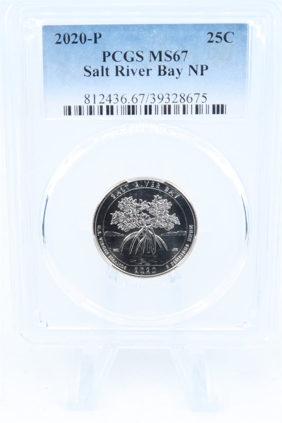 2020-P PCGS MS67 Salt River Bay NP Quarter Business Strike 25C