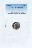 1965-P PCGS MS66FB Roosevelt Dime Business Strike 10C