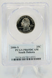 2006-S PCGS PR69DCAM South Dakota State Quarter Proof 25C