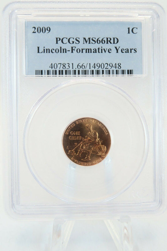 2009-P PCGS MS66RD Lincoln-Formative Years Lincoln Cent Business Strike 1C