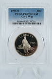 1995-S PCGS PR69DCAM Civil War Clad Commemorative Proof 50C