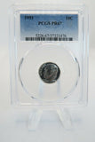 1951-P PCGS PR67 Roosevelt Dime Silver Proof 10C