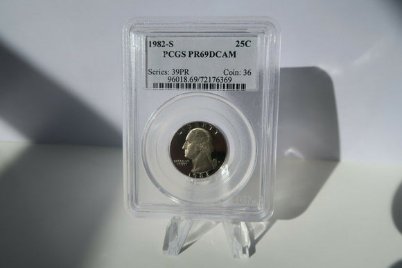 1982-S PCGS PR69DCAM Washington Quarter Proof 25C