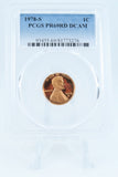 1978-S PCGS PR69DCAM Lincoln Memorial Cent Proof 1C