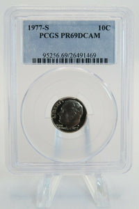 1977-S PCGS PR69DCAM Roosevelt Dime Proof 10C