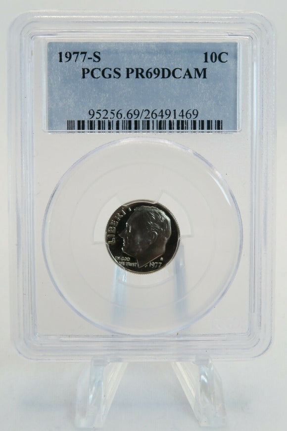 1977-S PCGS PR69DCAM Roosevelt Dime Proof 10C