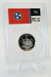 2002-S PCGS PR69DCAM Tennessee State Quarter Proof 25C