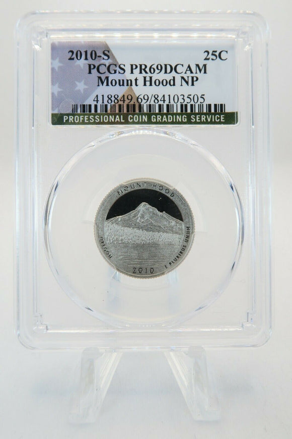 2010-S PCGS PR69DCAM Mount Hood National Park State Quarter Proof 25C