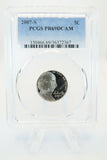 2007-S PCGS PR69DCAM Jefferson Nickel Proof 5C