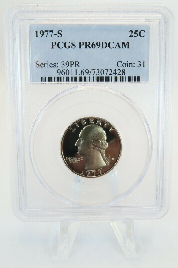 1977-S PCGS PR69DCAM Washington Quarter Proof 25C