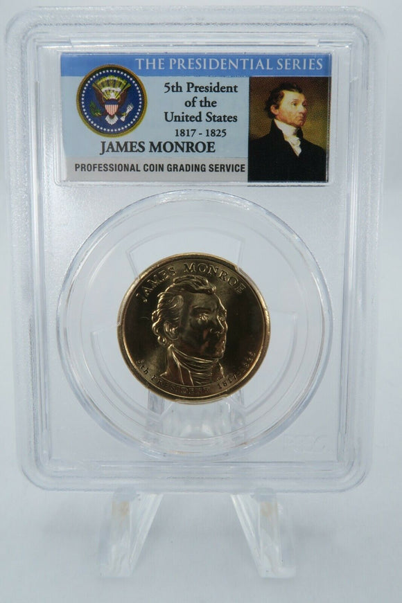 2008-D PCGS MS66 James Monroe - Position B Dollar Business Strike $1